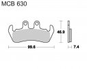 Brake pads LUCAS MCB 630 organic